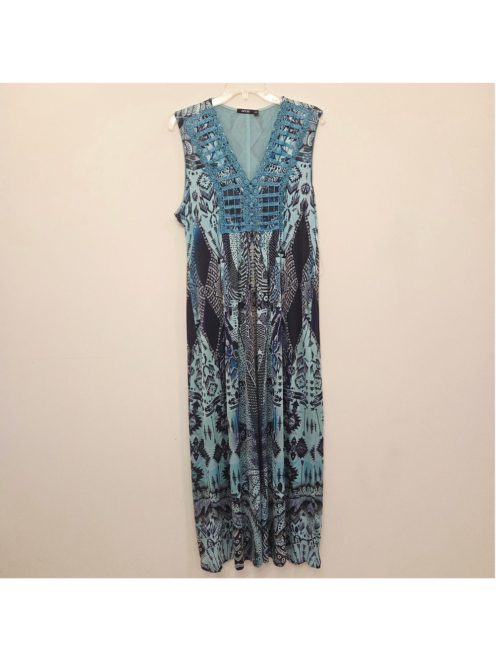 Women's Apt. 9 blue Maxi Dress Sleeveless size XL